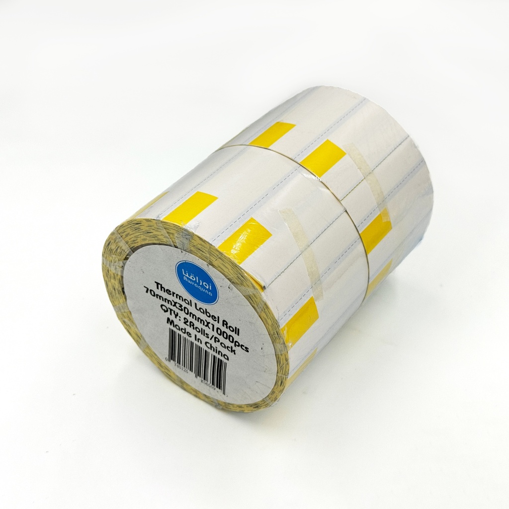 Thermal Sticker 70x30mm - 1000 pcs/roll