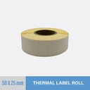 Thermal Sticker 50x25mm - 5000 pcs/roll