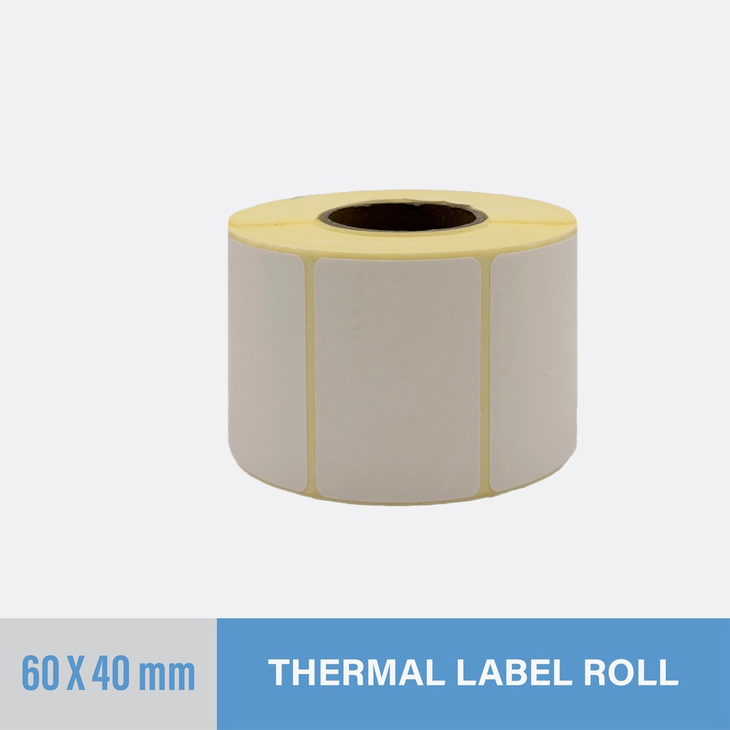 Thermal Sticker 60x40mm - 1000 pcs/roll