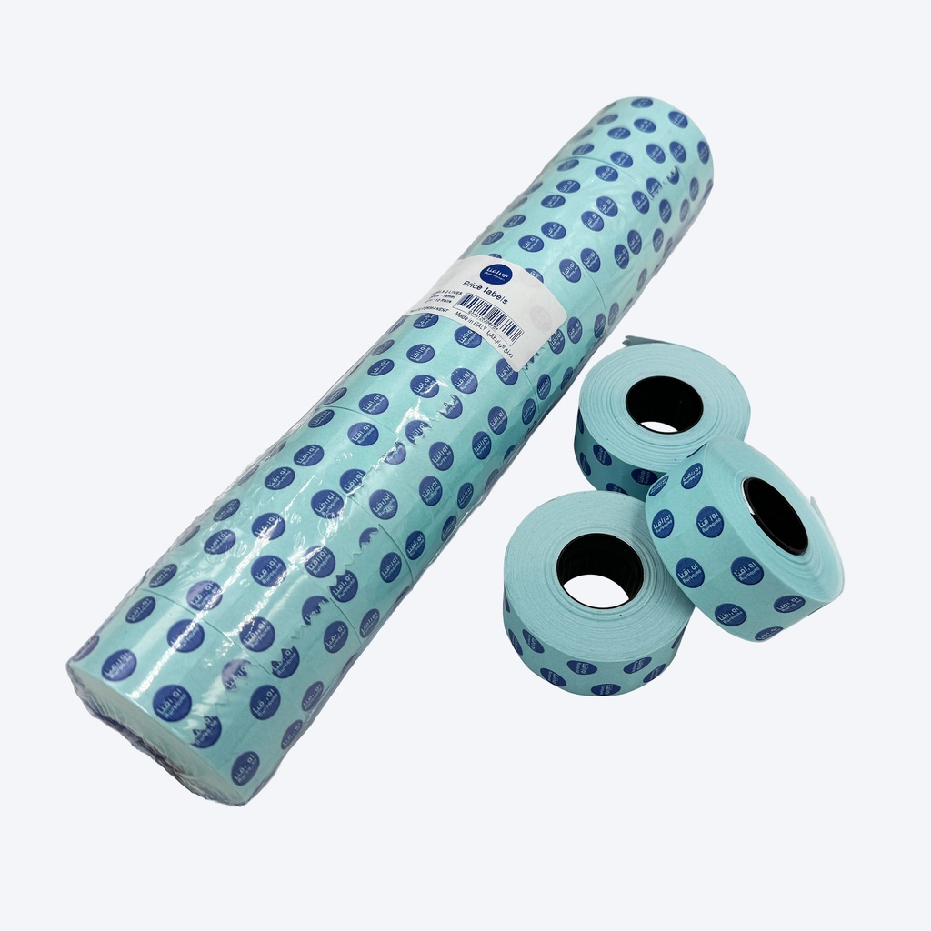 [DSTG-2616] Italian Date Sticker Green 2616 mm - 1000 Stickers Per Roll 2 Lines - Non-Heatable