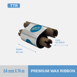 [RIB-6474] Wax Ribbon 64x74mm