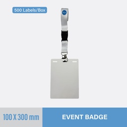[EVT100300] Event Badge 100x300mm - Name Label